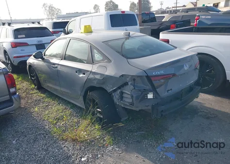 2025 Honda Civic Sport z USA, uszkodzony, nr VIN 2HGFE2F5XSH539221